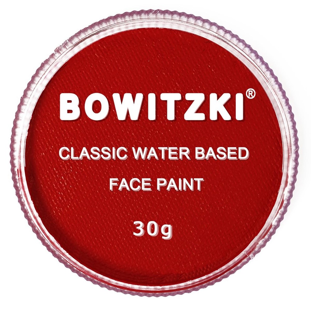 Bowitzki 30g Professional Face Paint Body Water Based painting Red