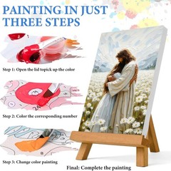 Paint by Numbers for Adults and Kids Beginner, 11.63 x 7.63 inches, YH02116