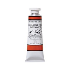 Transparent Orange Iron Oxide Artist Oil Paint – 1.25oz Tube