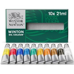 Winsor & Newton Winton Oil Paint – Basic Set, 10 Tubes