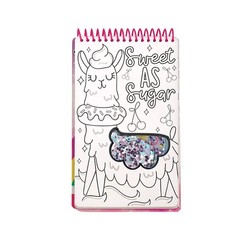 Fashion Angels Llama Shaker Compact Sketch Portfolio/Llama