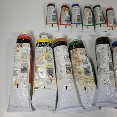 VTG Lot Winsor Newton Artisan Water Mixable Oil Paints Metal Mixed 200ml 37ml