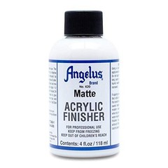 Angelus Matte Acrylic Finisher 4 4 Fl Oz (Pack of 1), Lower Sheen Gloss
