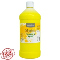 Handy Art Tempera Paint Yellow 32 Oz