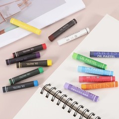 Soft Oil Pastels, Oil Pastel Crayons Blendable(Pink, Pack of 16)