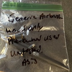 Generic Airbrush Wand Only, Pre-Owned Used Untested As Is, See Pics For Details