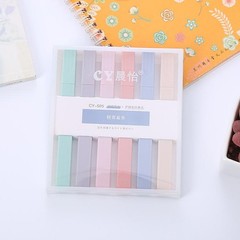 6pcs Pastel Highlighter Set Japanese Stationery for School & Study Use