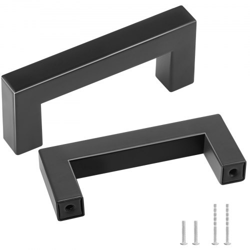 30 Pack Cabinet Pulls, 3in / 76mm Center to Center Slim Square Kitchen Cabin…