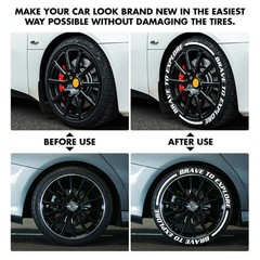 12Pcs Waterproof Permanent Paint Marker Pen For Car Tyre Tread Rubber Metal