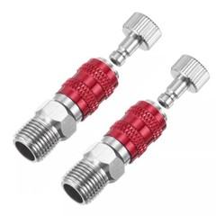 2PCS Airbrush Quick Release Disconnect Adapter 1/8″ for Plug Adpter Fitting Hose