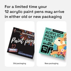 Paint Pens for Rock Painting, Stone, Ceramic, Glass, Wood, Canvas. Set of 12 …
