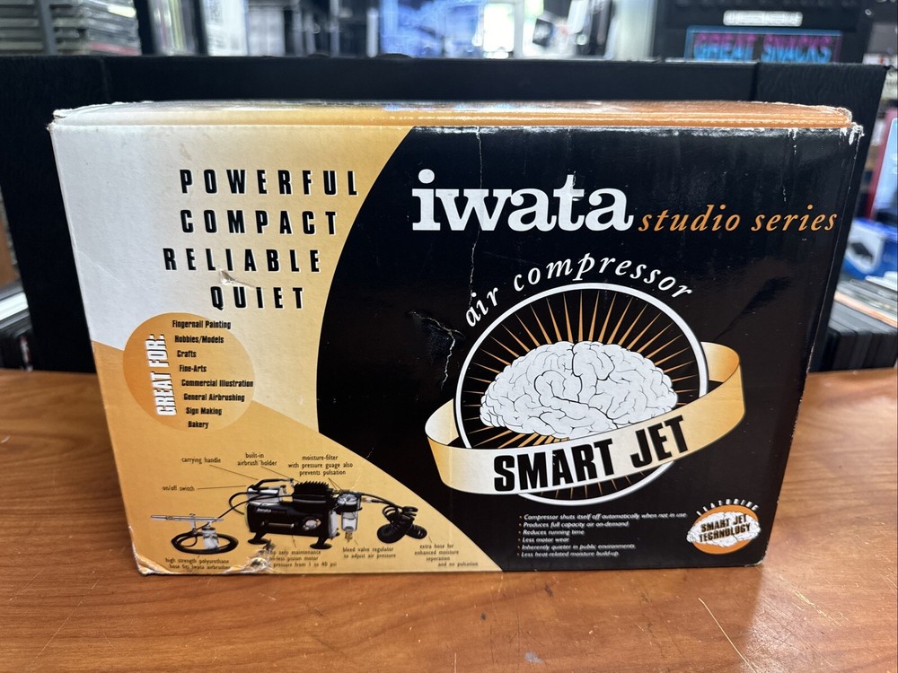 IWATA Studio Series IS-850 Smart Jet Air Compessor-NEW in Box