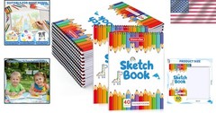 24 Pack Kids Drawing Pad 40 Sheets Each Perfect for Art and Creative Projects