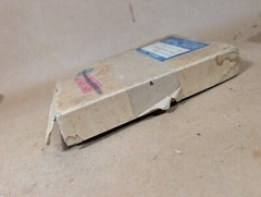 Antique Mount Holyoke College Art Student Postal Shipping Box Art Supplies