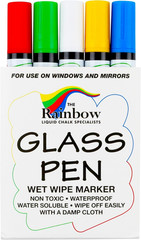 Glass Pen Window Marker: Liquid Chalk Pens for Glass, Whiteboard Markers