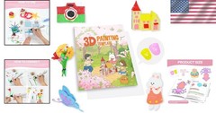 Reusable 3D Pen Art Templates – Thick Colorful Paper & Transparent Board