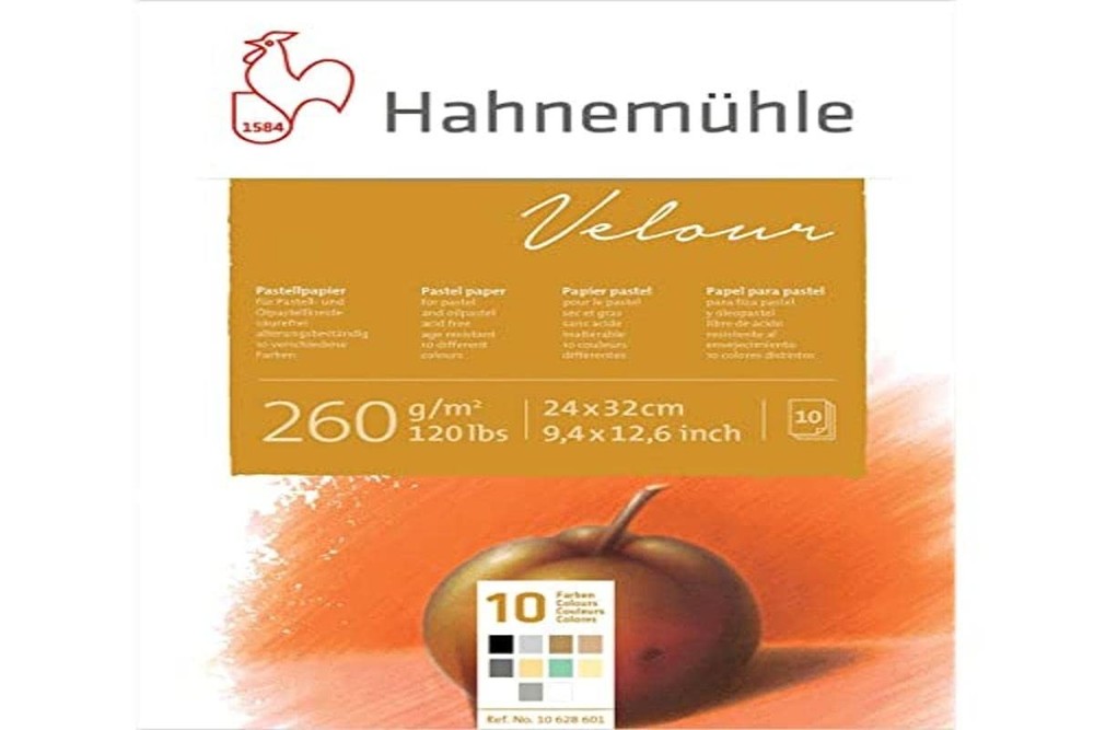 Hahnemuhle Velour 260 GSM Pad – 24 x 32cm Mixed Colours