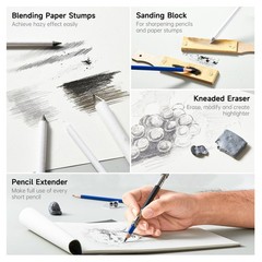 Shuttle Art 103 PCS Drawing Kit, 1 Count (Pack of 103), Multicolor