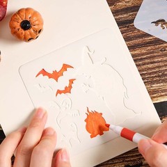 Spooky Charming Whimsical Playful Lightweight Halloween Pumpkin Stencil Template