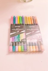 Brea Reese Dual Tip Brush Marker 6ct Assorted Colors New In Box Lot of 2