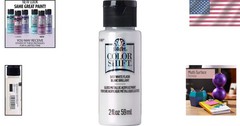 White Metallic Acrylic Paint – Color Shift, 2 Oz Non-Toxic Formula