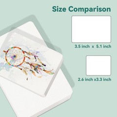 Mini Watercolor Sketchbook 100% Cotton Cold Press 2.6×3.3 Inch 60 Sheets