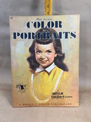 How to Draw Book Walter T Foster How to Color Portraits by Merlin Enabnit #65