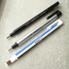Tombow MONO Zero Eraser Set 2 Holders + 2 Refills Round & Rectangular