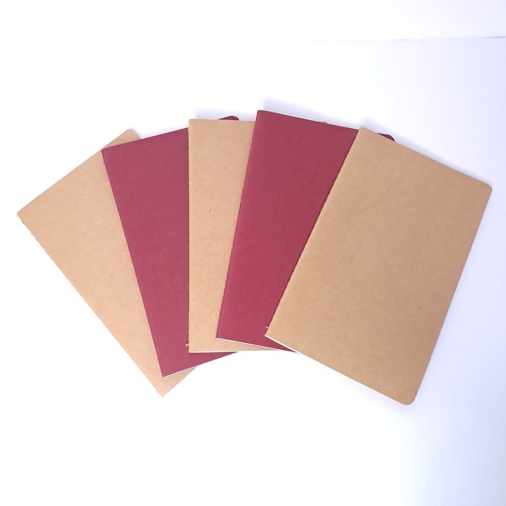 Moleskine Journal Cahiers Sketchbook Lot Of 5 Plain White Paper Mixed Media