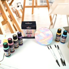 Studio Acrylic Paints, Pastel Colors, 6-Pack 3.4 Fl Oz each, Basic Acrylic Pa…