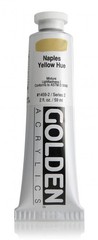 GOLDEN Heavy Body Acrylics, Naples Yellow Hue, 2 fl. oz. Tube, Professional A…