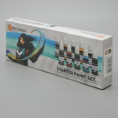 TTCombat Acrylic Starter Paint Set Model Fantasy Sci-fi 10 17ml Bottles TTPX001