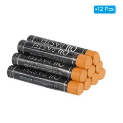 12Pcs Creamy Oil Pastels, Soft Oil Crayons Pastels Stick Dark Yellow