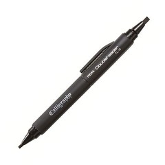 CL10BK Itoya Doubleheader Calligraphy Marker, 1.5mm/3.0mm Chisel, Black, 1 Each
