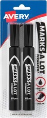 2 Count Avery Permanent Markers – Ideal for Plastic, Water-Resistant & Low-Odor