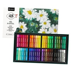 Oil Pastels Set of 48 Colors, Soft Oil Pastels for Art 48 Basic Colors