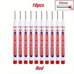 5/10/20Pcs Deep Hole Long Nib Head Markers for Metal Perforating Pen Waterproof