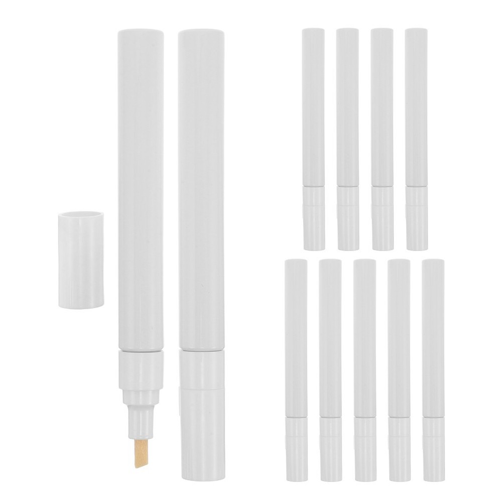 10 Pcs Aluminum Tube Paint Pen Empty Marker Refillable Acrylic Markers