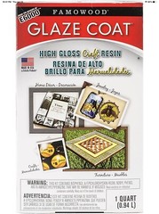 Eclectic Famowood Glaze Coat Craft Quart Kit-Clear
