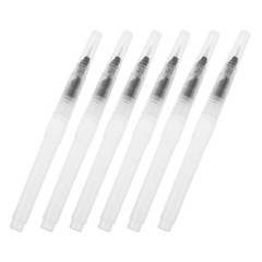 6 Pcs Water Storage Watercolor Brushes Set Paint Pen Pens Refillable