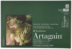 Strathmore 400 Series Tape Bound Artagain Drawing Pad, 60 lb. 12×18, Multi