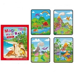 Magic Water Drawing Book & Pen Reusable Kids Painting Colouring Toy Gift