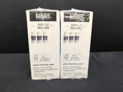 Liquitex Professional Acrylic Mediums Trial Set 3pc Pack of 2