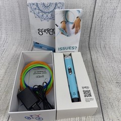 Scrib3D P1 3D Printing Pen – Color Filaments & Charger – Mint Condition Open Box