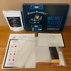 Unused! Polly Plastics Moldable Plastics Variety Pack, pollyplastics strips etc.