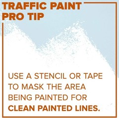White Traffic Paint 1 Gallon – Reflective Acrylic Latex Line Marking
