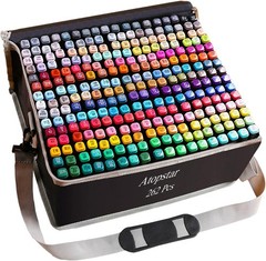 262 Colors Alcohol Markers for Artist Drawing Dual Tip Art Markers for Adult