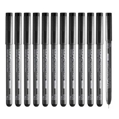 Too Multiliner Pen Black 0.05mm 12pcs Set Drawing Marker