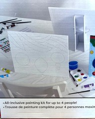 Artists Loft Paint Party Kit For Christmas Canvas Designs All-Inclusive