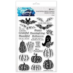 Simon Hurley create. Clear Stamps 6″X9″-Fall Sampler